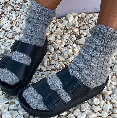 Jessie Alpaca Rib Socks
