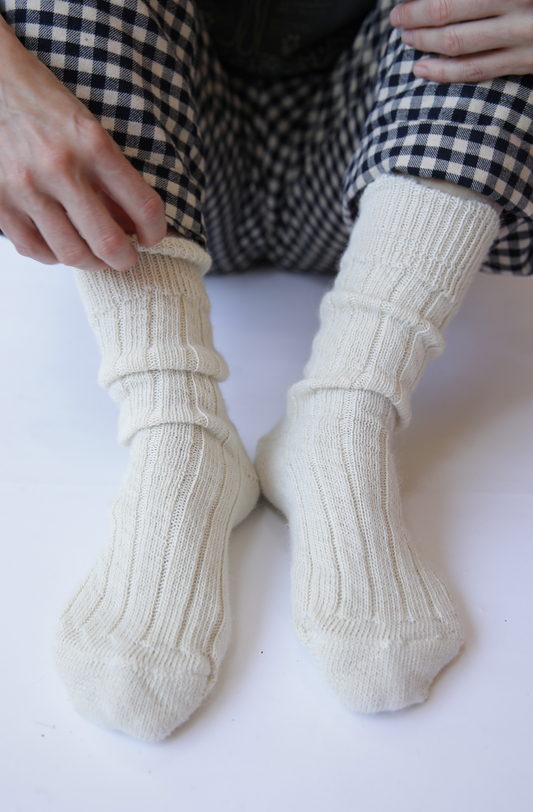 Jessie Alpaca Rib Socks